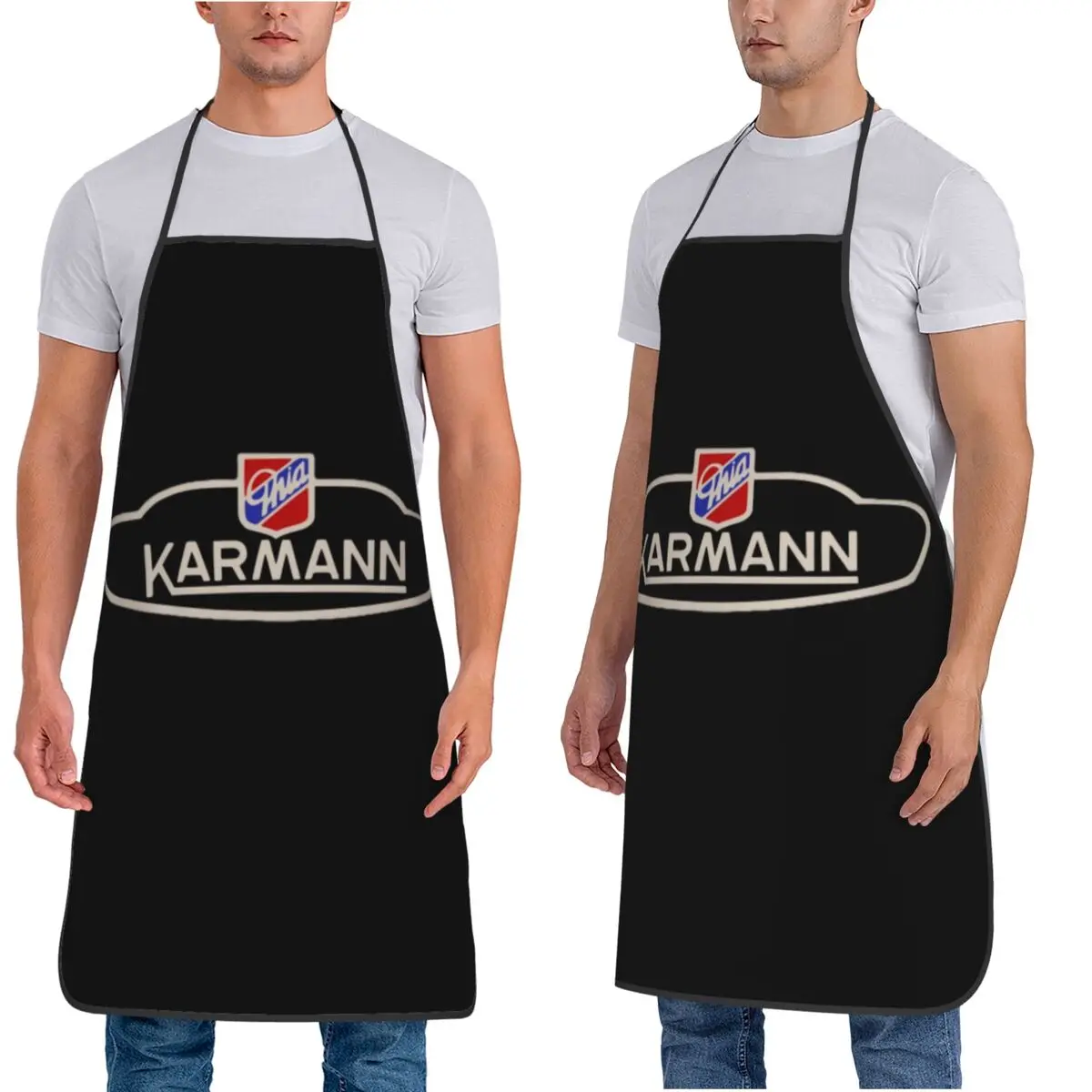 كارمان غيا شعار المئزر الشيف الطبخ المطبخ Tablier أكمام مريلة تنظيف المطبخ بينافور للنساء الرجال البستنة #2