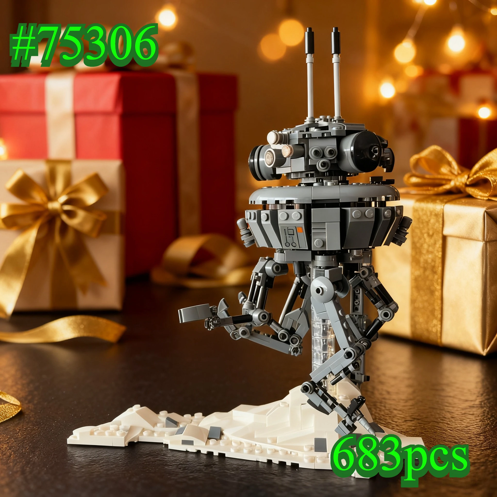 Erkennungsmaschine 75306 Bausteine-Sets, kompatibel mit Legoed-Partikeln, geeignet für Weihnachtsgeschenke, 683 Stück