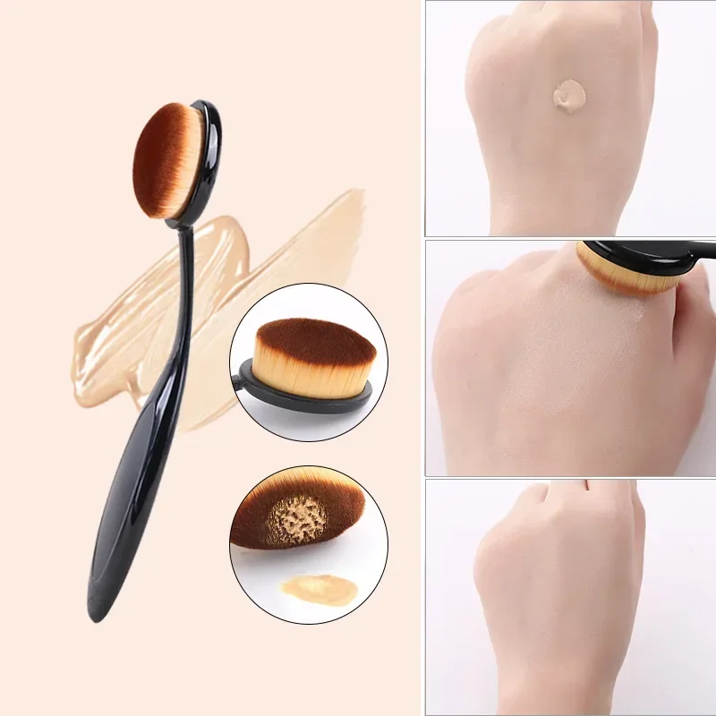 9pcs Toothbrush Shape Makeup Brush Set Multifunction BB Cream Foundation Blending Brushes Women Cosemtic Makeup Beauty Tool