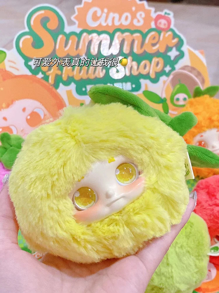 Oryginalna seria Cino's Summer Fruit Shop pudełko z niespodzianką zabawki Cartoon śliczne pluszowe akcja Anime rysunek modna zabawka kolekcjonerska