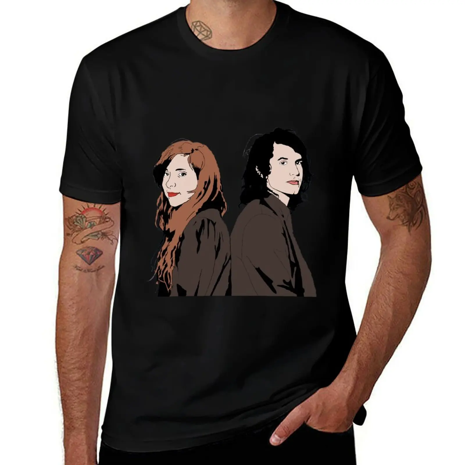Beach House (Victoria and Alex) T-Shirt Christmas Casual Tee Shirt T-Shirt