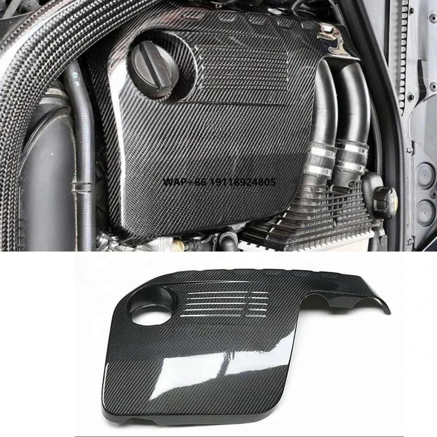

For S55 F80 M3 F82 M4 Coupe 2-Door 2014-2019 Carbon Fiber Engine Cover Interior Engine Hood Cover Car Accessories
