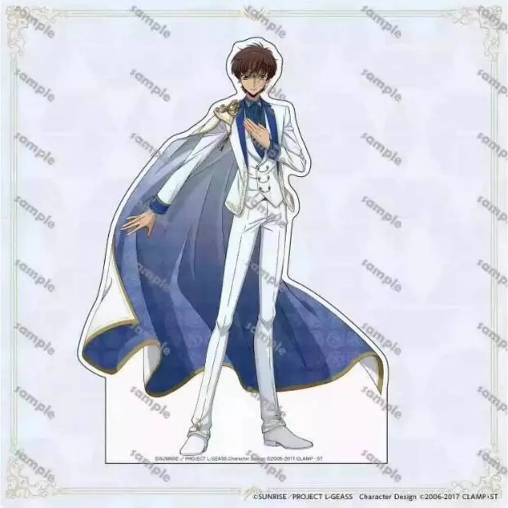 مجموعة جديدة لعام 2025 من الرسوم المتحركة التأثيرية لديكور سطح المكتب رمز GEASS Lelouch Of the Rebellion C.C. لوحة نموذج لجسم حامل أكريليك