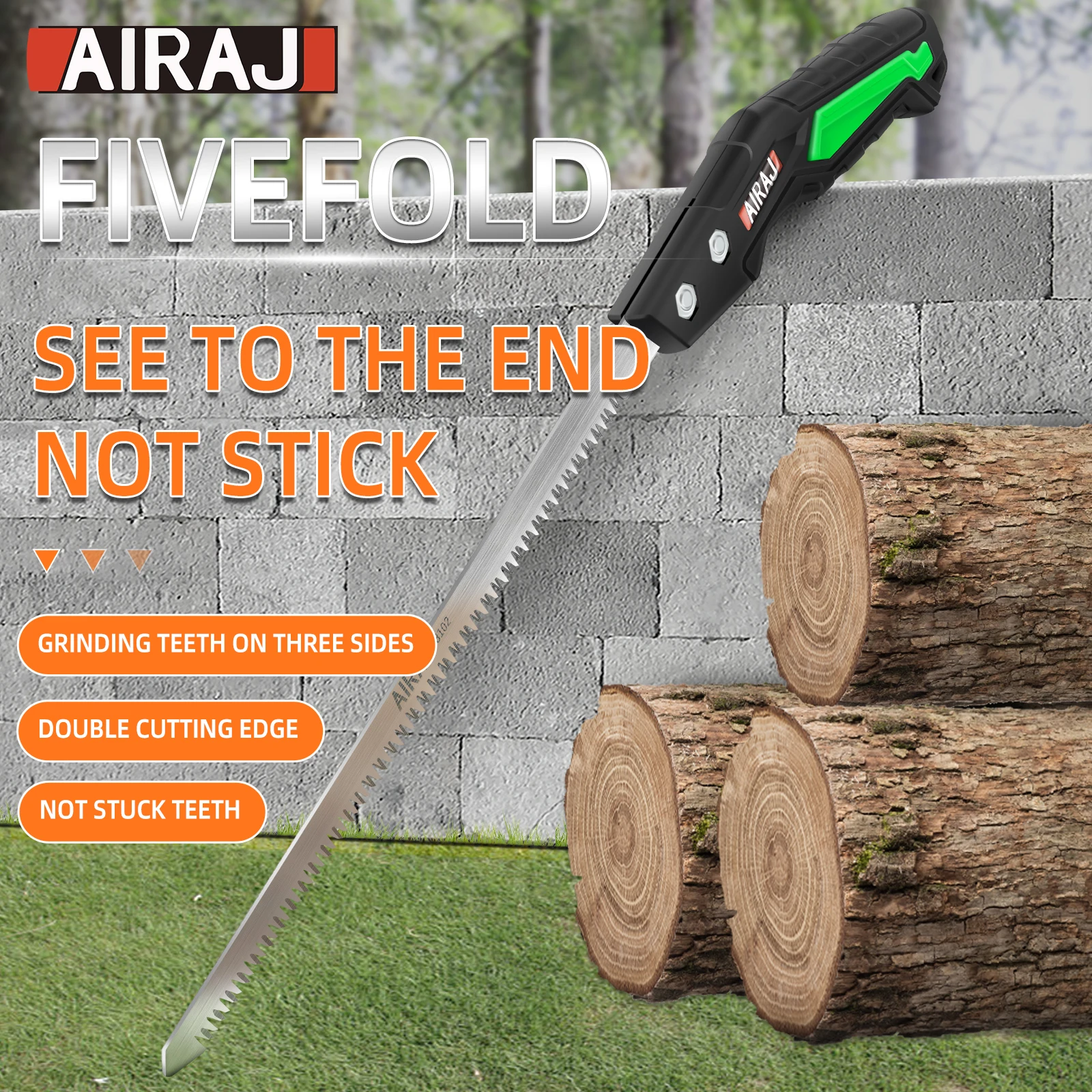 

AIRAJ1/2 шт. настенная пила, специализированная для деревообработки, сильная ручная обрезка и лесозаготовительная садовая уличная ручная пила, пила с куриным хвостом