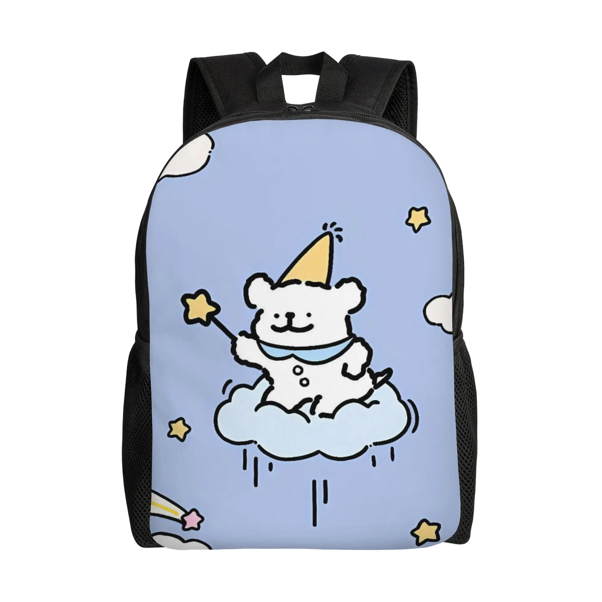 Line Dog  Backpack  Cool Backpacks Boy Girl Daily Print High School Bags High Quality Rucksack