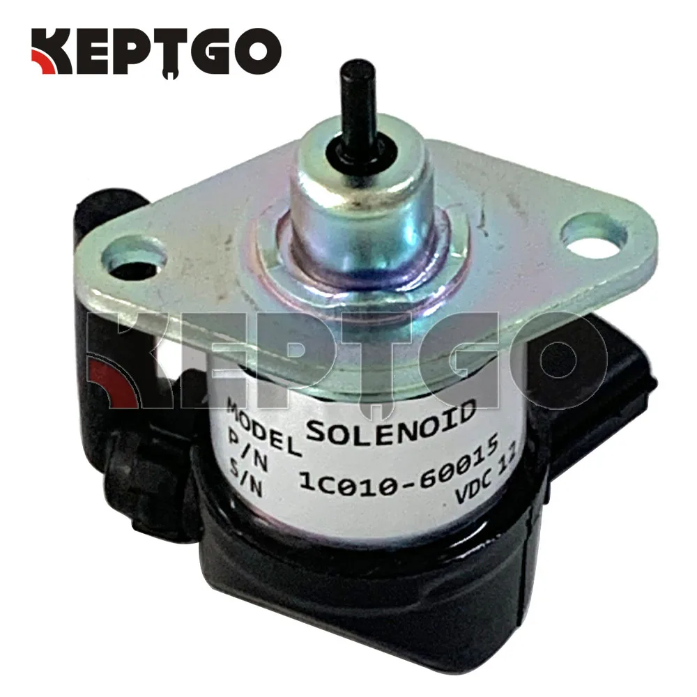 

New 1C010-60015 12V Stop Solenoid Valve 1C010-60010 1C010-60013 1C010-60014 1C010-60016 1C010-60017 For Bobcat / Kubota V3300