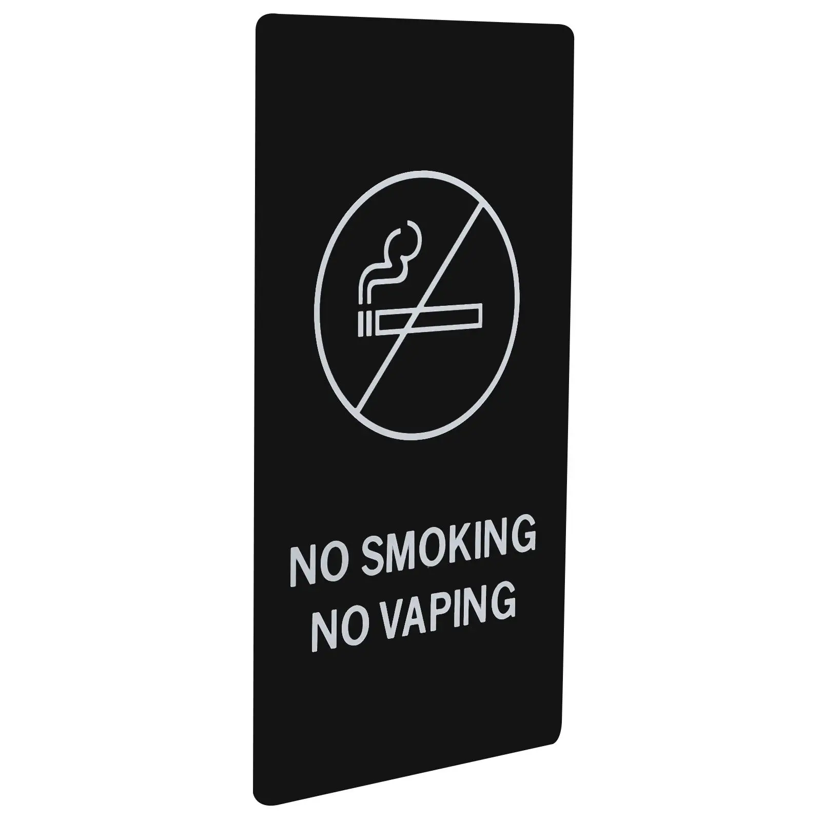 No Smoking Sign Acrylic Material Practical Public Places Mall Office Easy Use Visible Letters Remind Not Smoke Warning