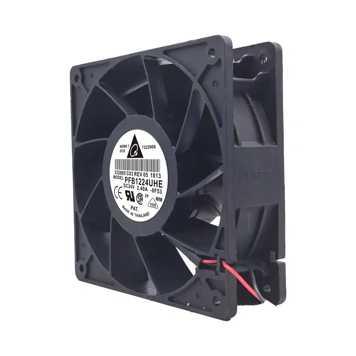 Original Delta PFB1224UHE 24V 2.40A Inverter Cooling Fan 332885-C03 05
