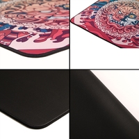 Smooth Large Mouse Pad Non-Stitched Polyester Woven Non-slip Mouse Mats