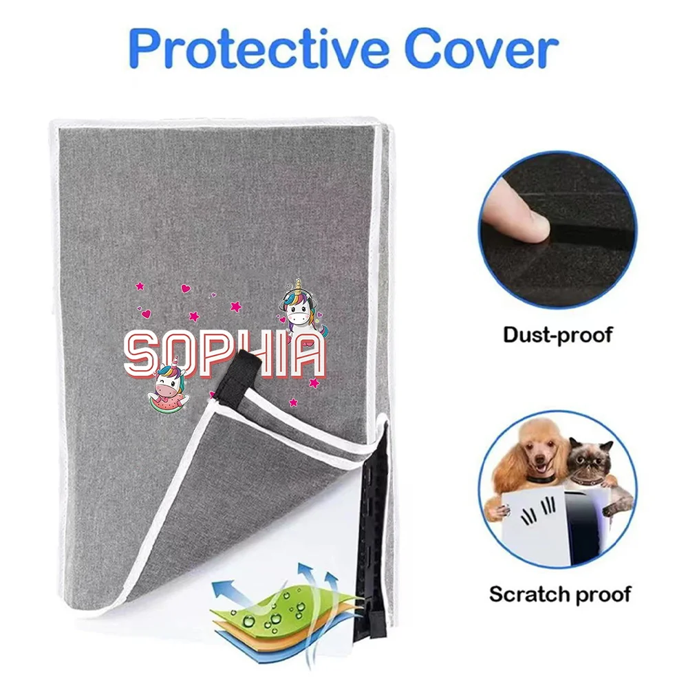 منتجات مخصصة مخصصة لوحدة التحكم PS5 حامي مقاوم للماء قابل للغسل ملحقات PS5 غطاء مقاوم للغبار لوحدة التحكم في الألعاب