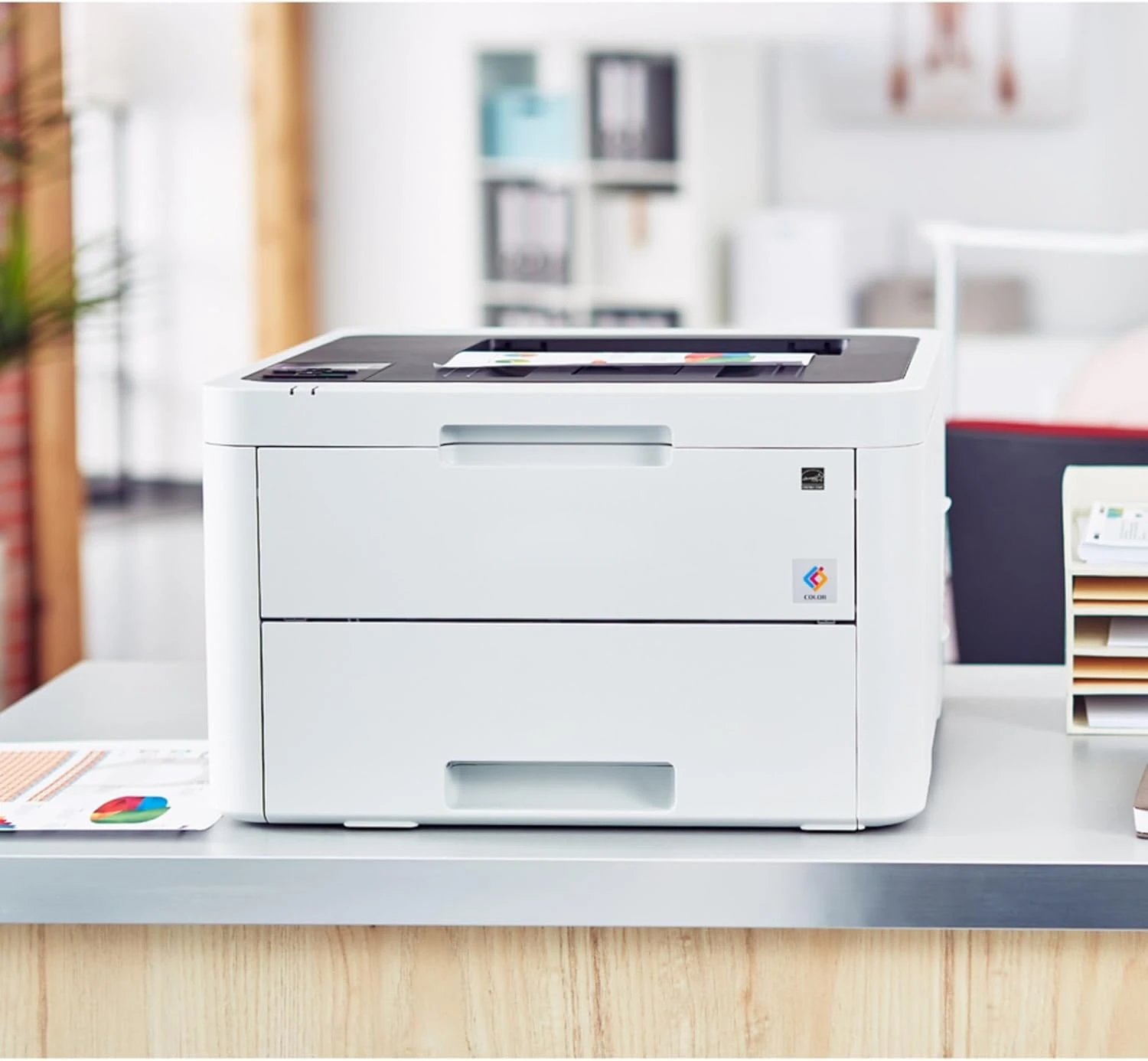 Brother HL-L3280CDW Wireless Compact Digital Color Printer with Laser Quality Output, Duplex, Mobile Printing & Etherne