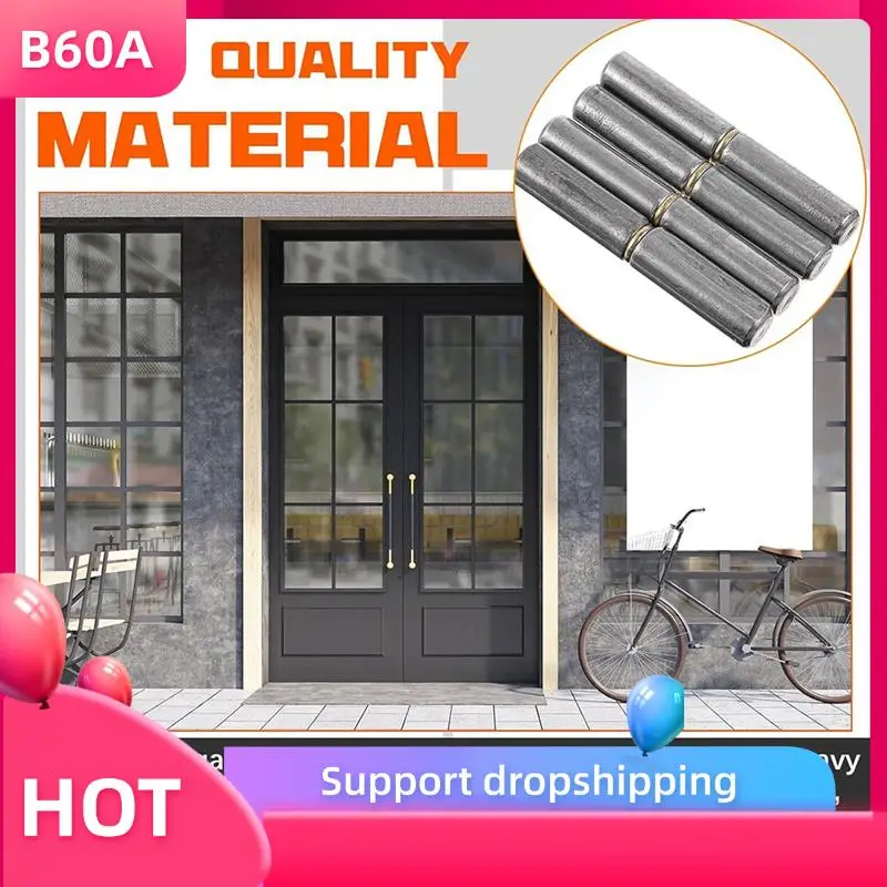 

B60A Hinge Welded Welded Hinge Heavy Duty Carbon Steel Removable Door Accessories For Swing Door Trailer