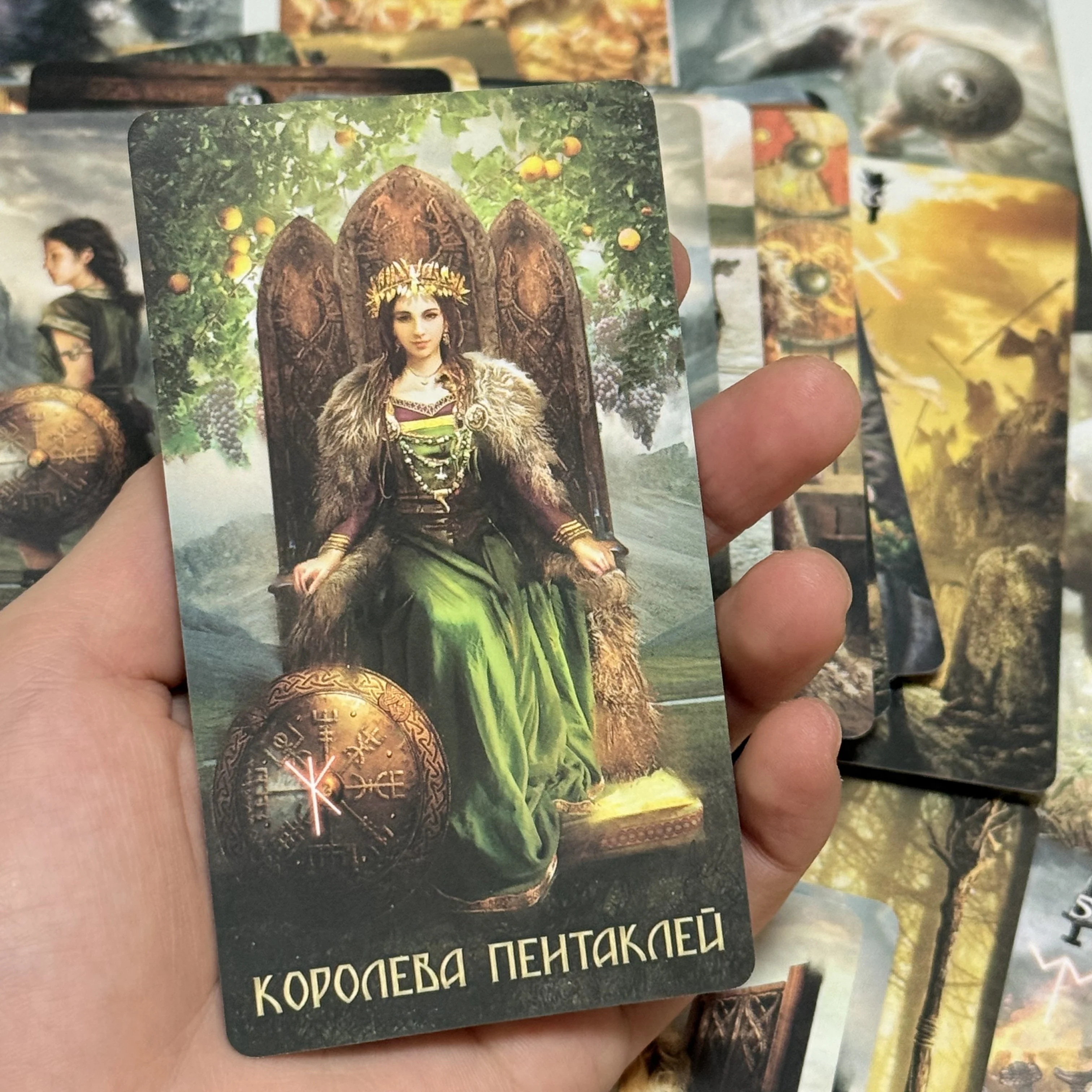Runische Tarotkarten Russische Version 80 Karten Brettspiel – Detail 3