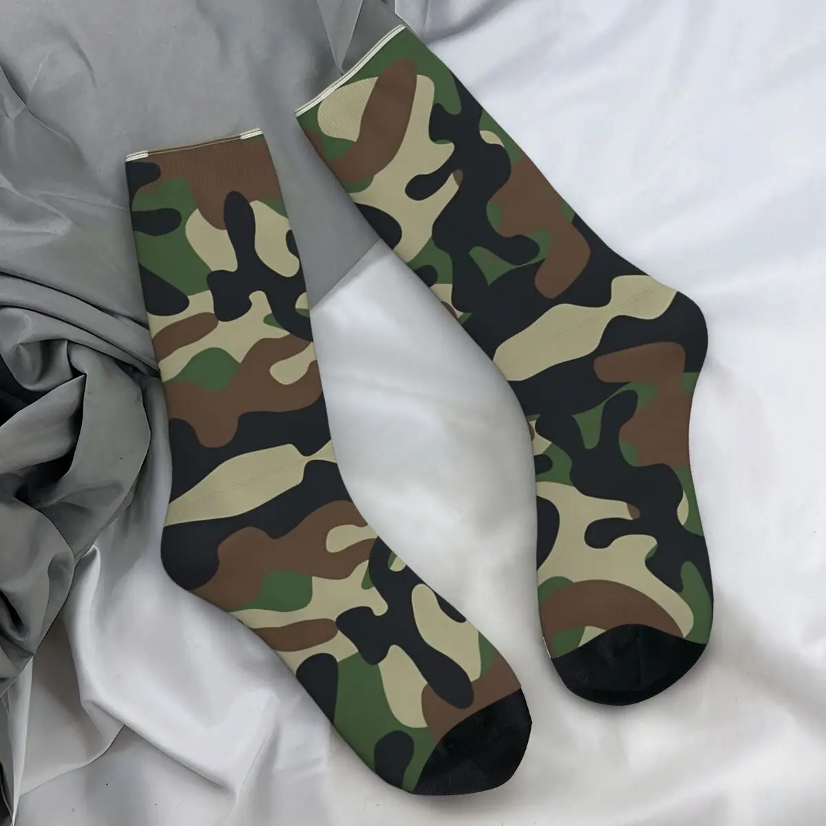 Navy NWU Camo Stockings Couple Socks Soft Breathable Korean Socks Winter Cycling Anti Skid Pattern Socks Birthday Present