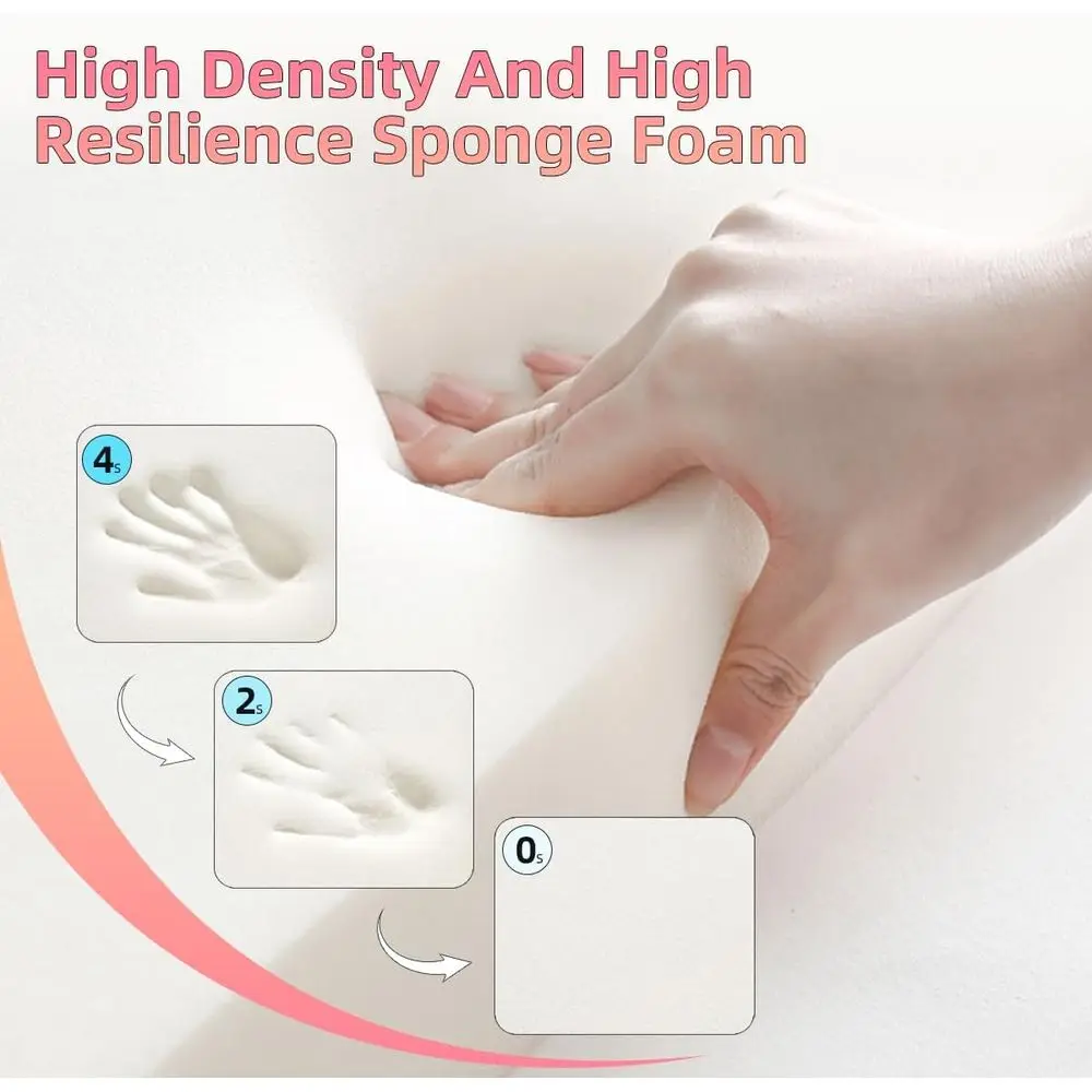 8-Piece Toddler Climbing Blocks Set, Rainbow Soft Play for Indoor Crawling and Exploration