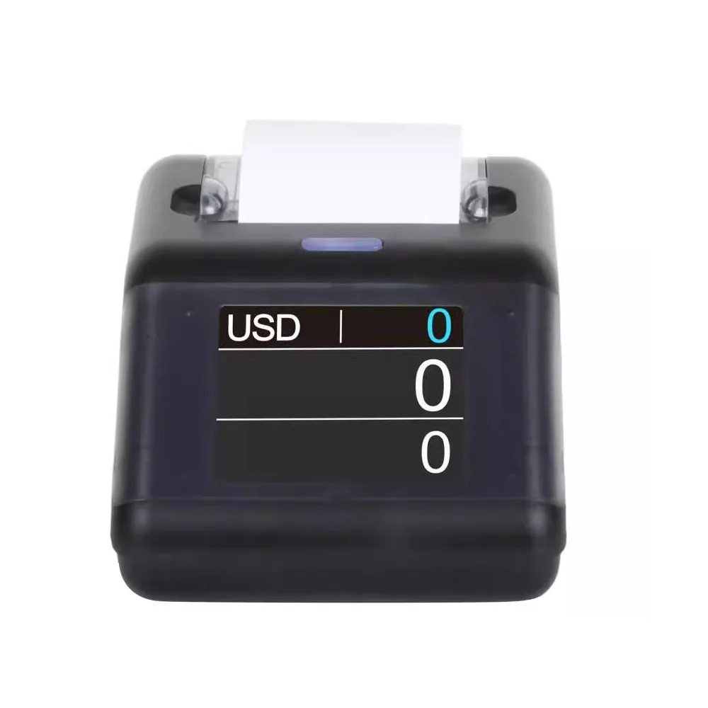 Imagem -02 - Mini Impressora Portátil para Bill Counter Seal Printer Small Business