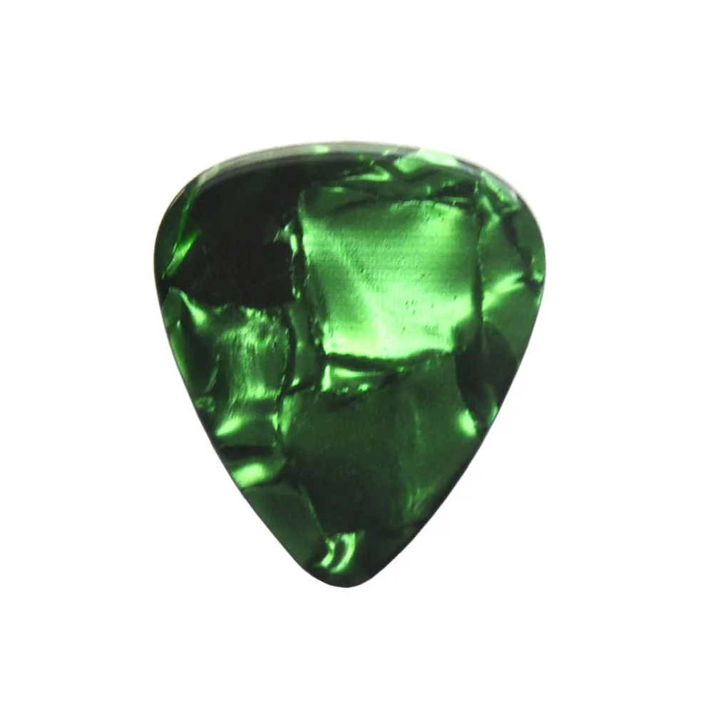 Wholesale Lots of 500pcs Green Pearl Celluloid Guitar Picks Plectrums 0.46mm / 0.71mm / 0.96mm