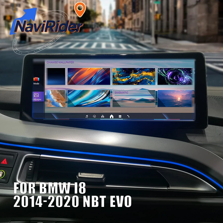 

10,25 "ультратонкий экран для BMW I8 2014-2020 NBT EVO Android автомобильный радиоприемник мультимедийный плеер Bluetooth стерео авторадио Carplay GPS