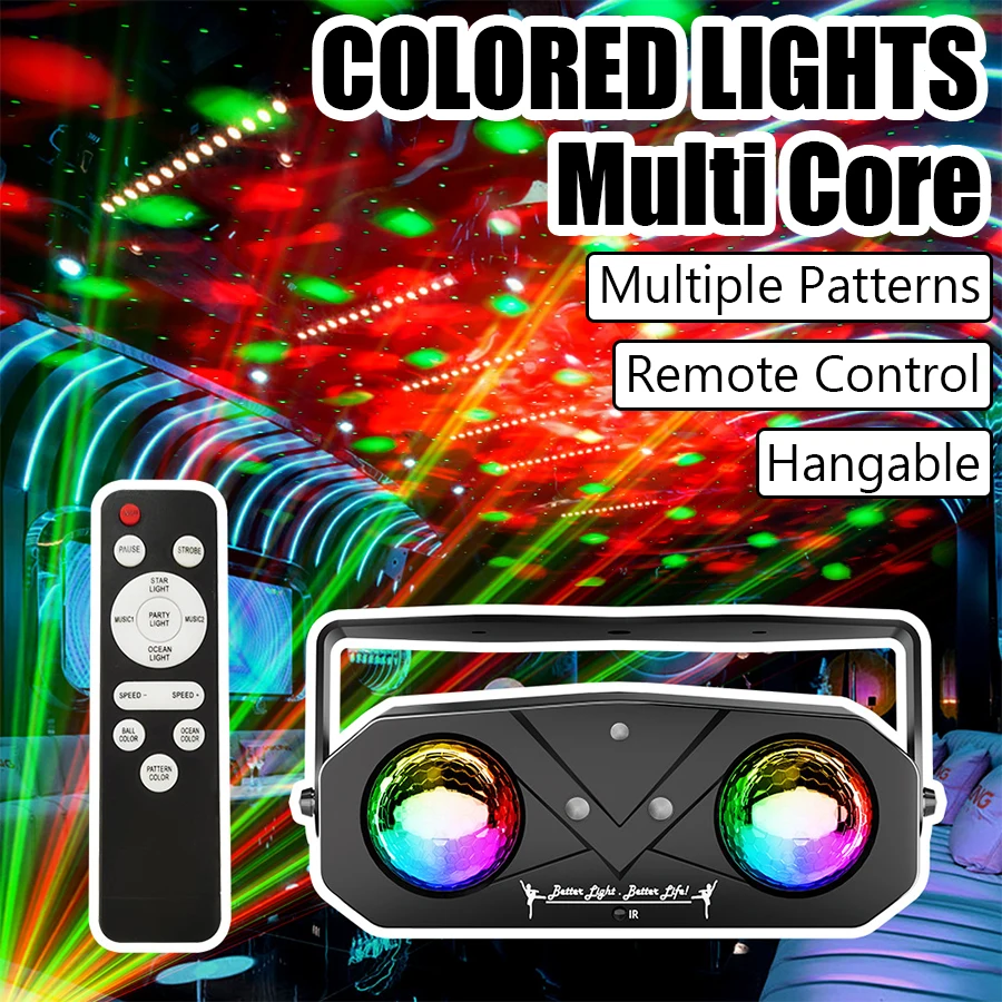 

Party Lights Dj Disco Ball Lights Voice Controlled Strobe Stage Colorful Lights Birthday Christmas Performance Party Decoration