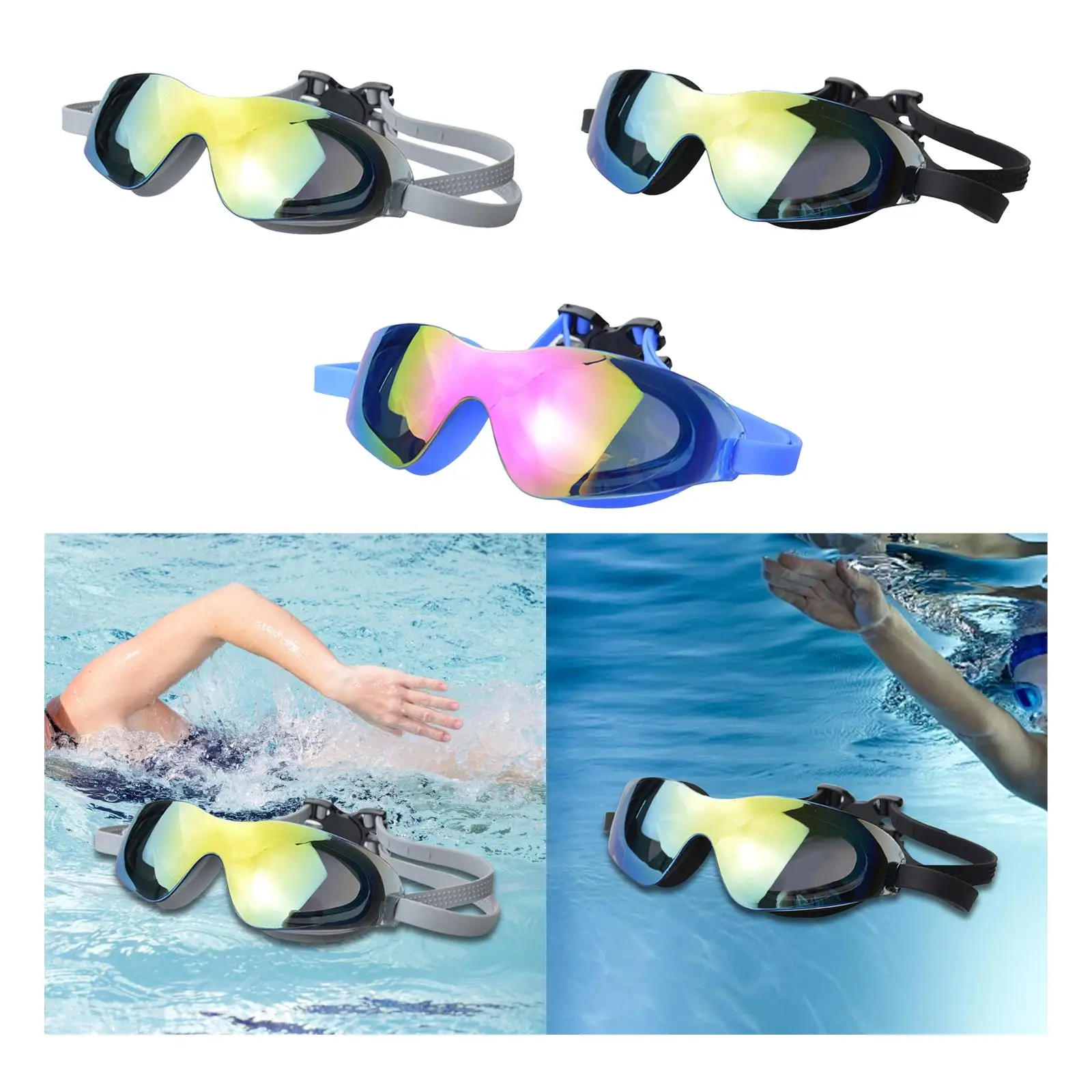 

Очки для плавания Модные портативные очки для плавания для взрослых женщин Плавание