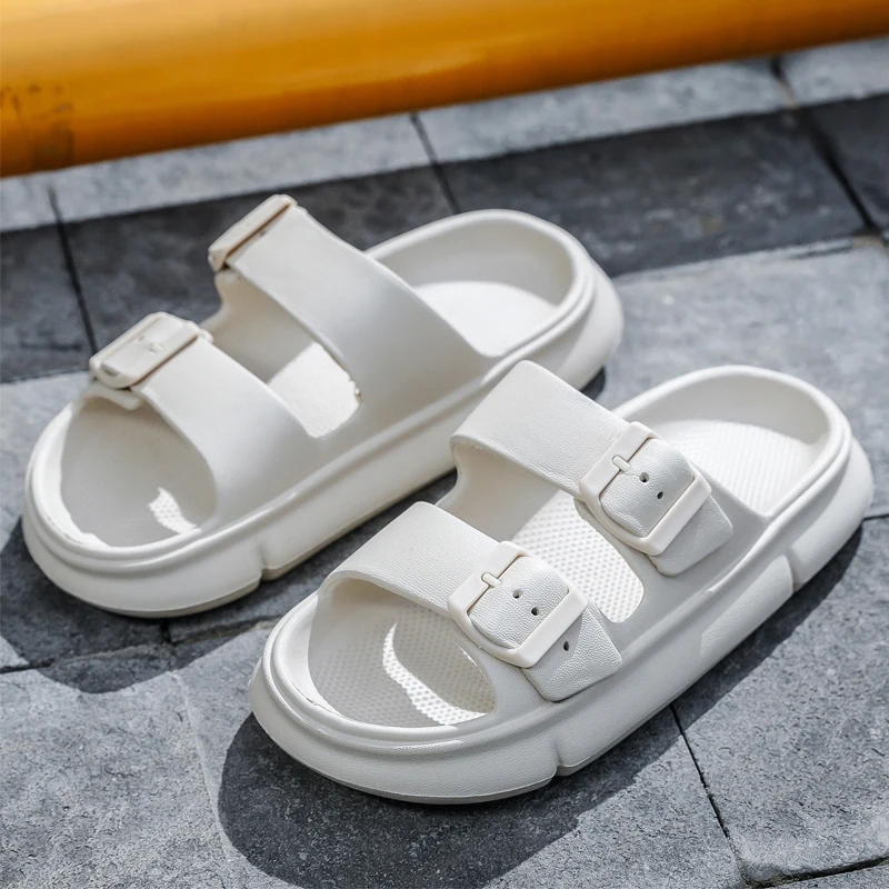 

A pair of children's summer open-toe slippers, soft and wear-resistant single-strap thongs, sizes 35/36-41/42，WK-XP819