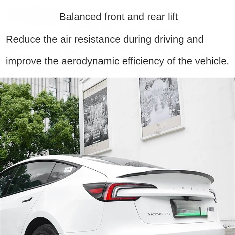 ABS Model 3 Highland 2024 2025 2026 Oryginalny Spoiler Do Tesla Model 3 Tylna Klapa Bagażnika Skrzydła Modyfikacja Części Zewnętrzne Samochodu Stylizacja Samochodowa — zdjęcie 6