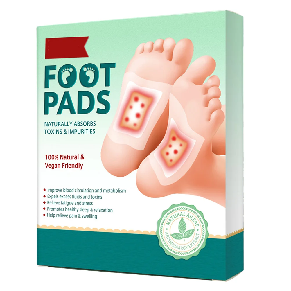 10 قطعة وسادة للقدم الشيح تليين الجلد ترطيب السموم القدم ملصق Moxa التصحيح فولا بقع Moxa بقع #2