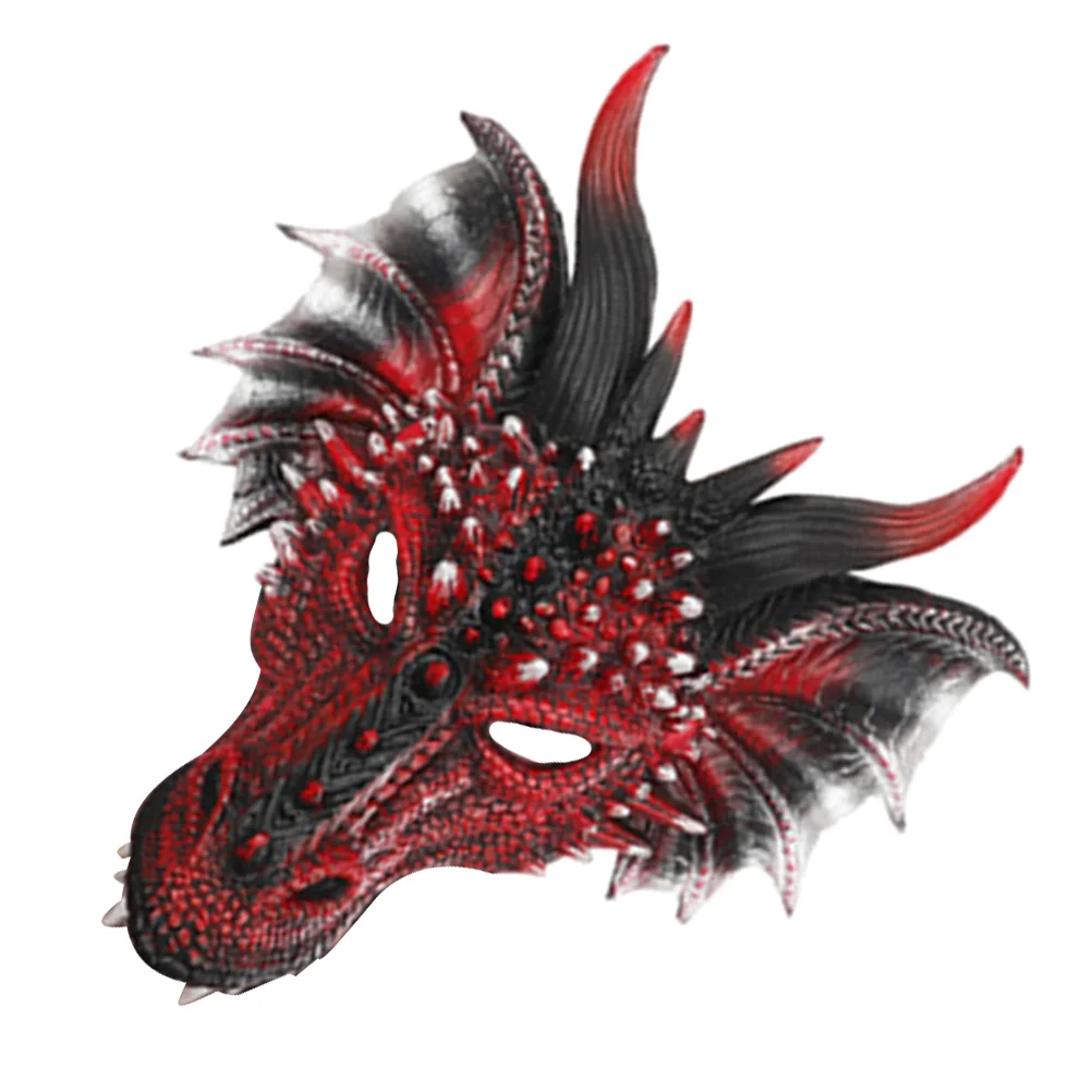 

Dragon Mask Halloween Animal Cosplay Costume Masks Funny Costumes Decor Replacement Novel