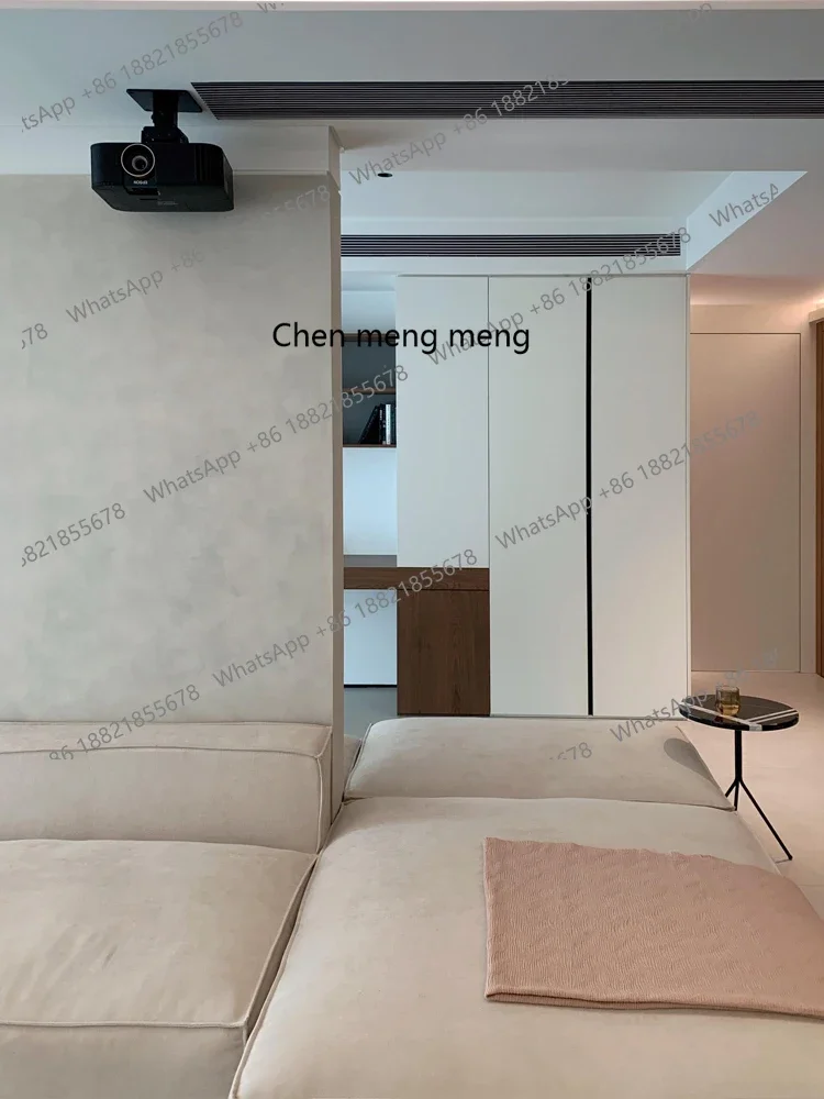 أريكة P32 من القماش البلوري، قاعة أفقية على الوجهين، أريكة غرفة معيشة مسطحة كبيرة بسيطة #5