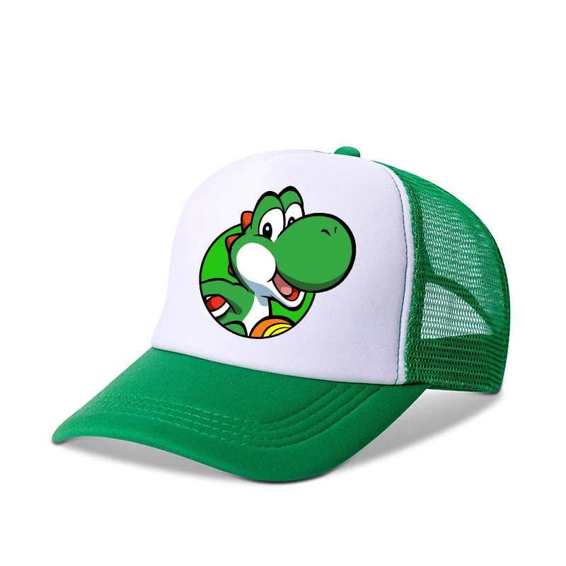 Super Mario Bros Children Baseball Cap Hip Hop Dome Summer Hat kawaii Cartoon Anime Kids Birthday Gifts Adjustable Breathable