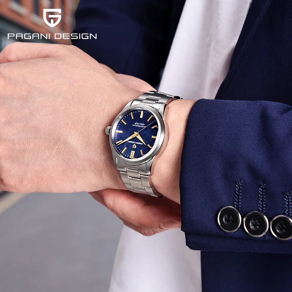 Pagani Design PD1734 Men's Watch with Stainless Steel Case and Fashionable Waterproof High end Quartz Watch