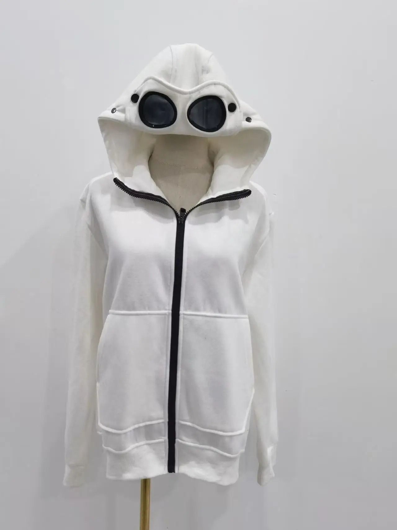 

2025 Spring and Autumn New Trendy Brand Trendy Style Men's Casual Couple Same Style Round Lens Style Cotton Hoodie Hoodie