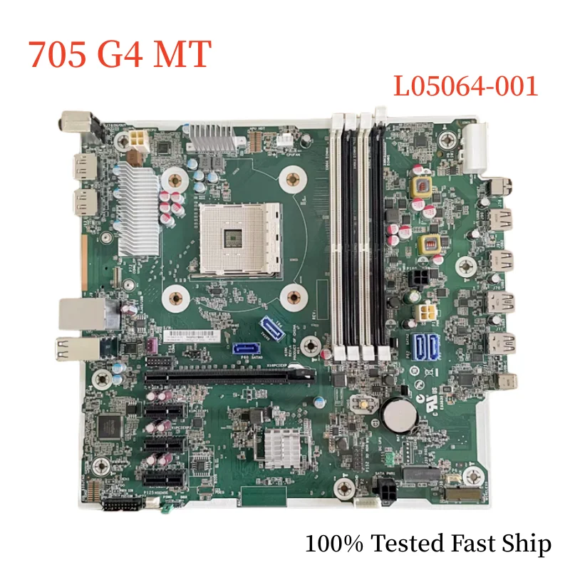 

L05064-001 For HP EliteDesk 705 G4 MT Motherboard L05064-601 L03080-021 Socket AM4 DDR4 Mainboard 100% Tested Fast Ship