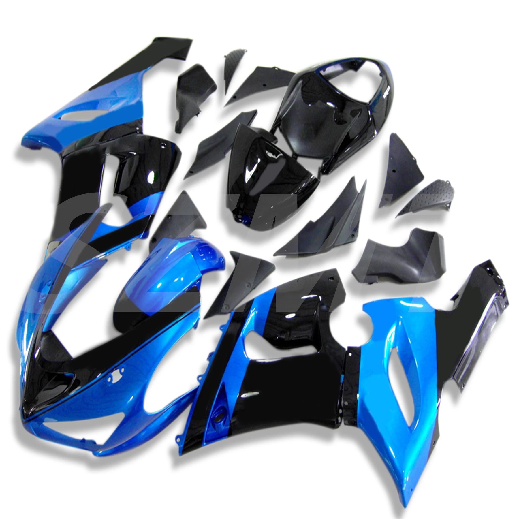 

Popular ABS Frame Fairing Kit For KAWASAKI Ninja ZX6R 636 2005 2006 ZX 6R 636 03 04 Injection Rebuild Motorcycle Bodywork