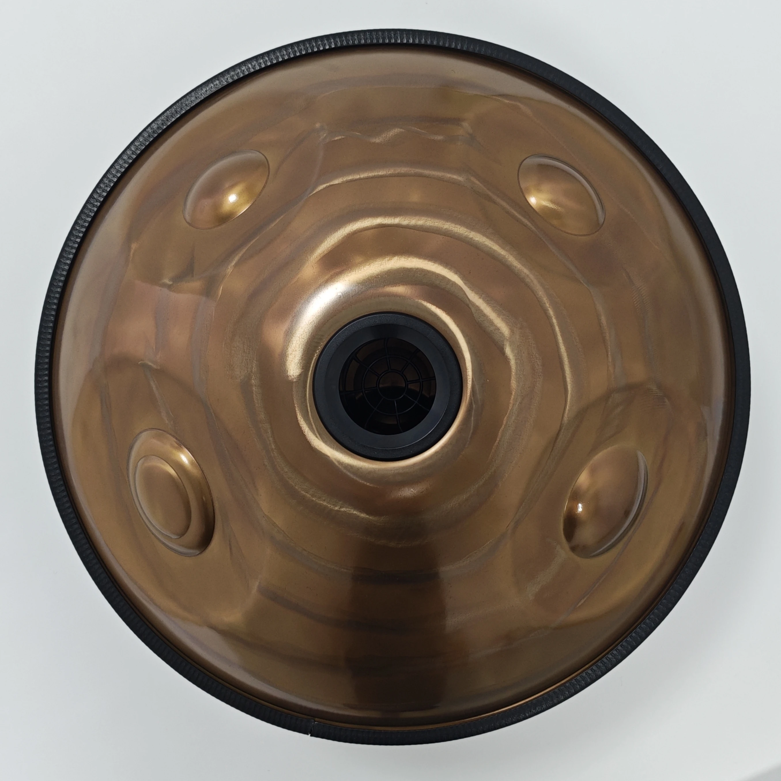 C# Tarzauyn 15 (11+4) Notes Handpan, Handcrafted Percussion Instrument for Sound Healing Meditation