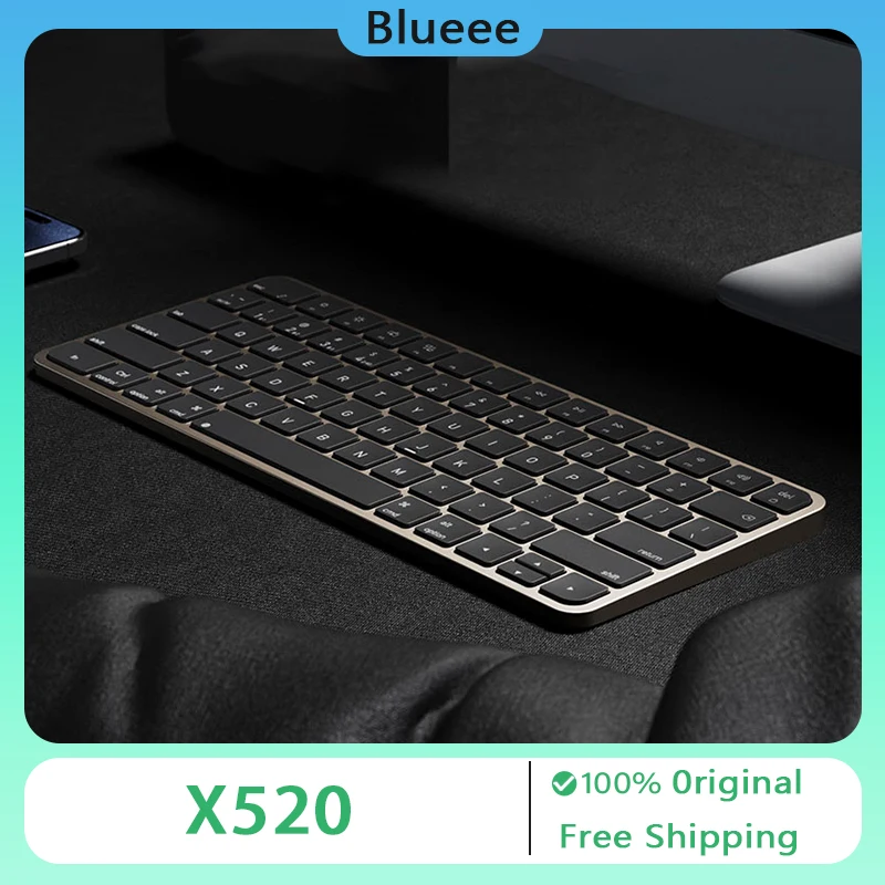 

X520 Wireless Bluetooth Keyboard And Mouse Set Apple Ipad Silent Tablet Notebook Office Small Size Dedicated Charging Keyboard