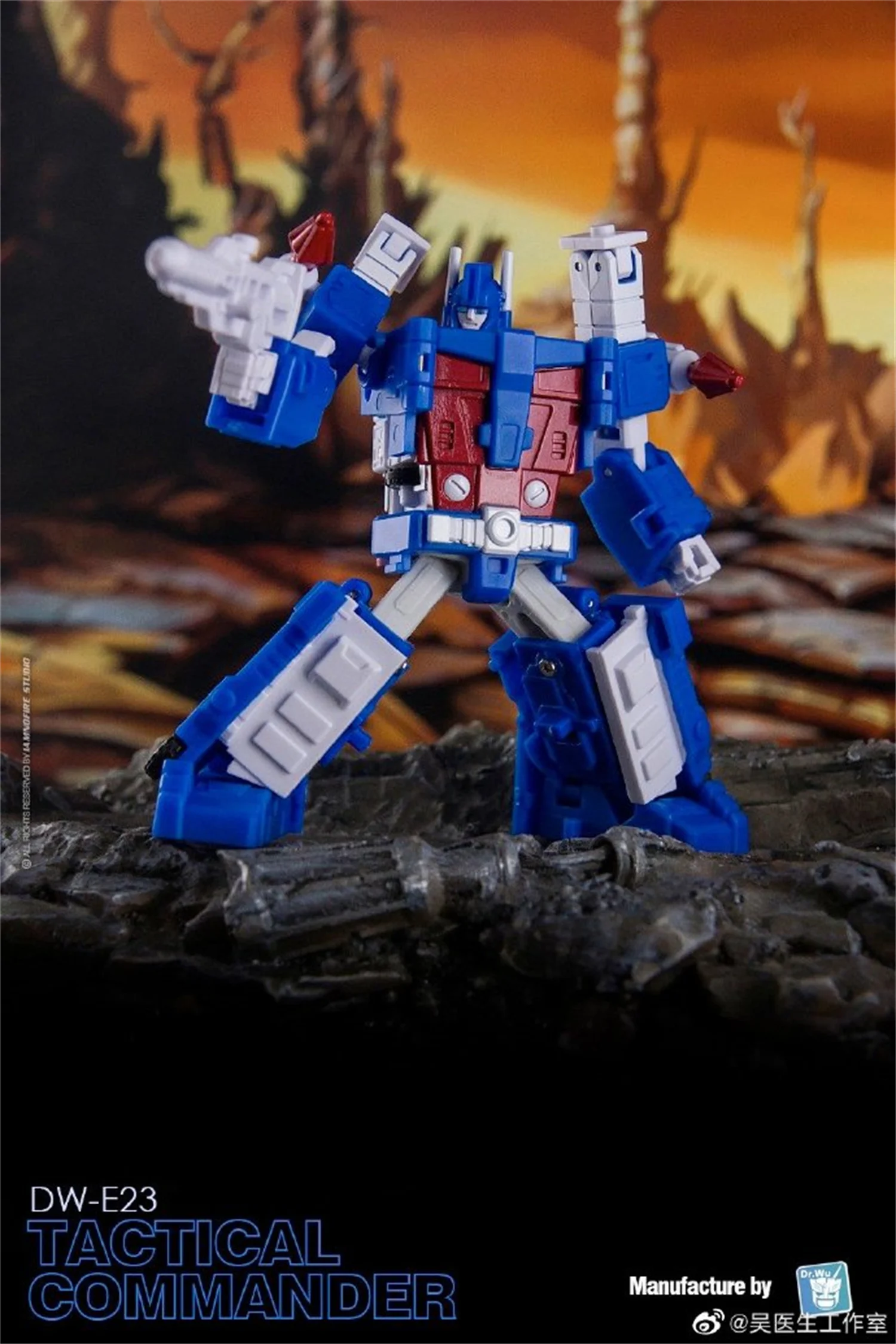 【Op voorraad】NIEUWE DR. WU-figuurtransformatie van DW-E23, DW-E23T, DW-E23D, DW-E23B, Ultra Magnus, OP Commander G1 Verzamel geschenken
