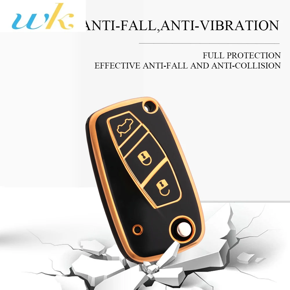 جديد بولي TPU سيارة مفتاح بعيد غطاء لشركة فيات باندا ستيلو بونتو دوبلو غراندي برافو 500 Ducato Minibus للطي مفتاح قذيفة الملحقات