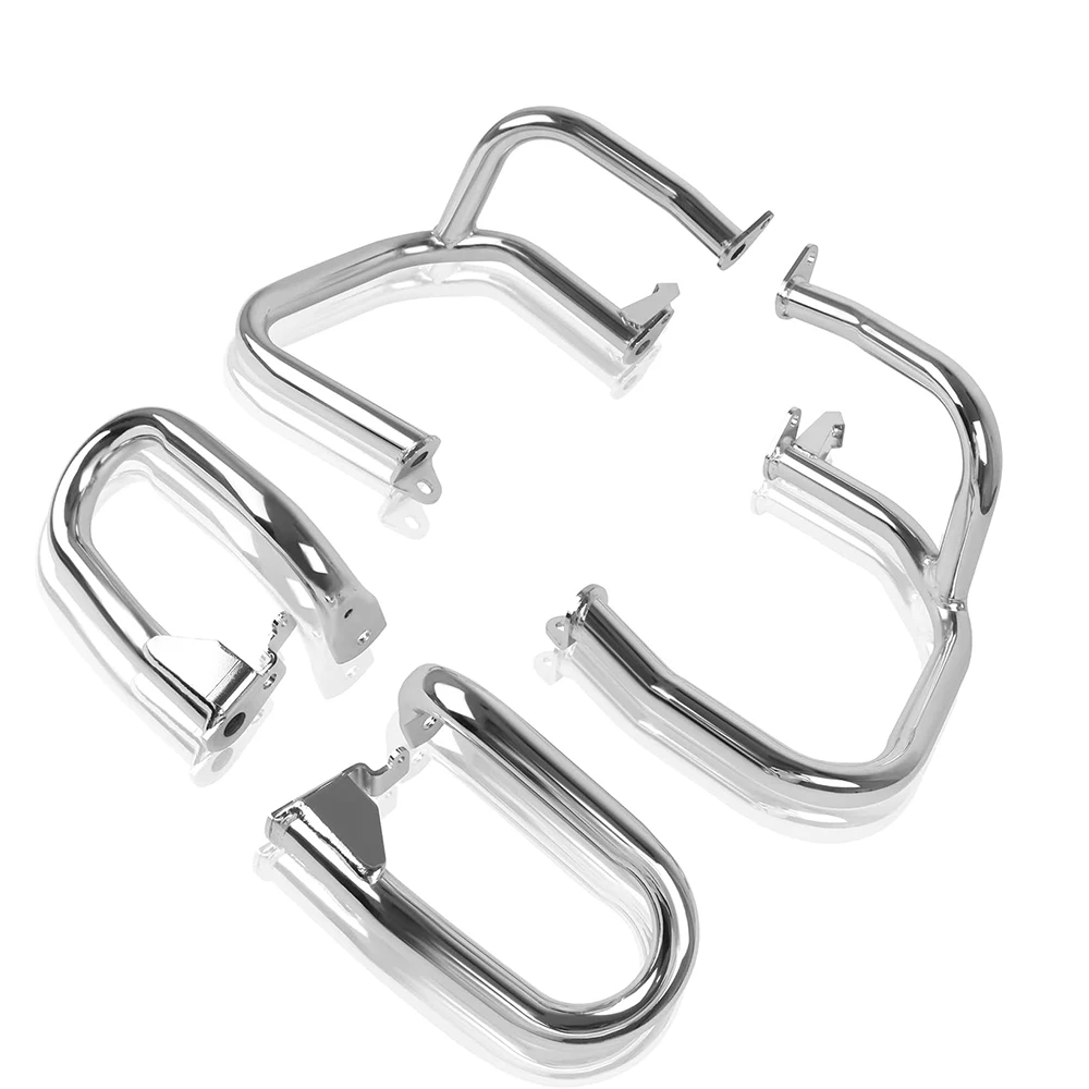 

Хромированные передние мотоциклетные защитные дуги, защита двигателя, бампер, трюковая клетка, дорожная защита для Honda Goldwing GL1800 GL1800A 2001-2016