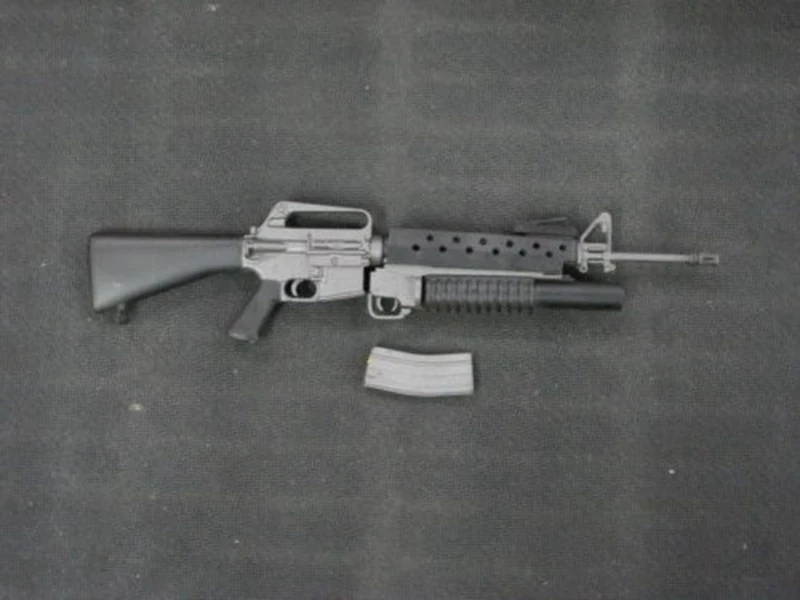 Na stanie Figurka żołnierza w skali 1/6 z wojny w Wietnamie, model karabinu M16, akcesoria do figurek akcji żołnierzy 12-calowych, dekoracja.