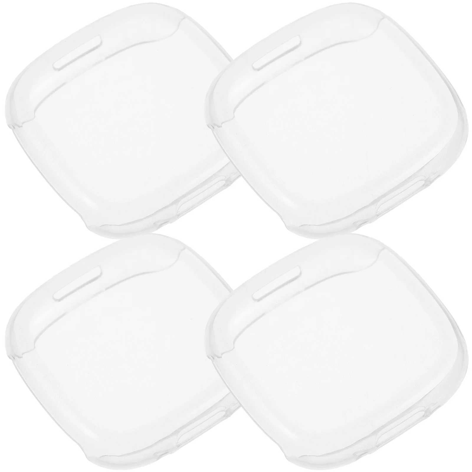 

4Pcs Tpu Watch Shell Anti-Aging Wear-Resistant Transparent Protective Cover for Versa4 Watch Screen Cover