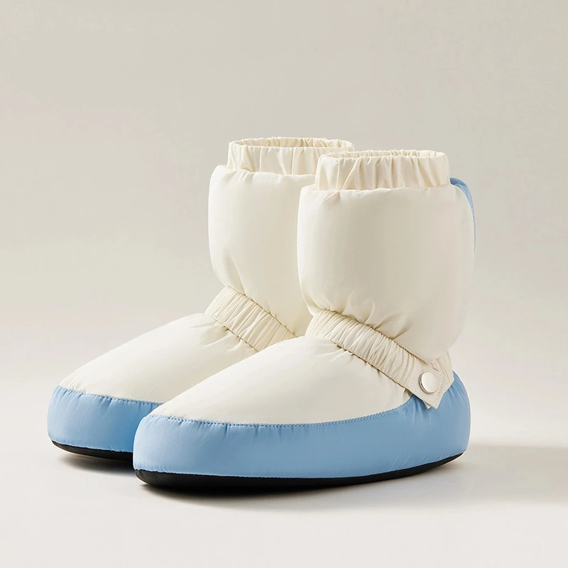 Thickened Dance Warm-up, Kids Adults Winter Soft Sole, Ballet Dance Warm Shoes, Girls' Practice with Velvet Ballet Cotton Shoes