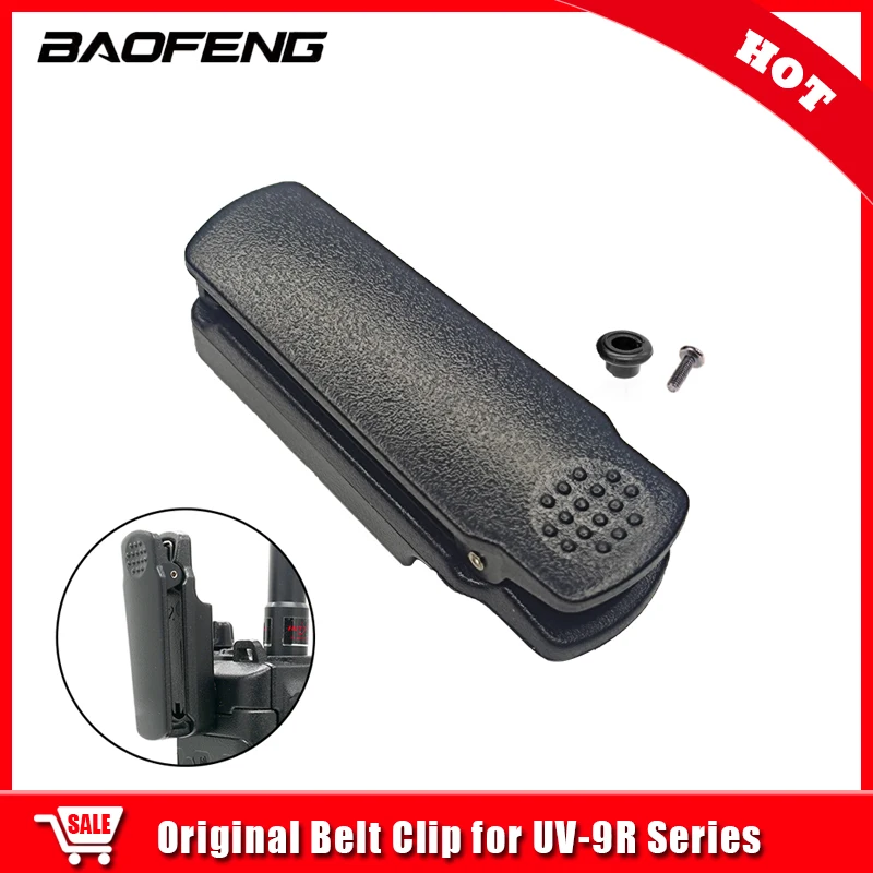 

Original Belt Clip for Baofeng Walkie Talkie UV-9R Plus UV9R Pro BF-A58 BF-9700 UV-XR UV-5S GT-3WP T-57 Two Way Radio Back Clip