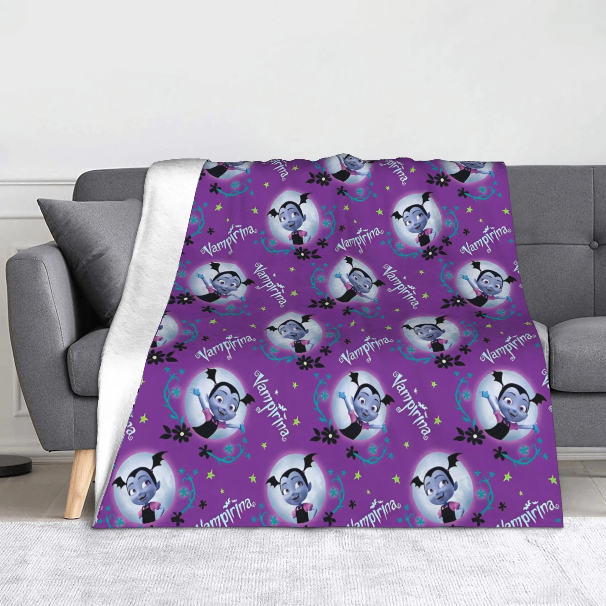 vampirina في سن المراهقة مصاص دماء رمي بطانية للأريكة لينة مريحة بطانية قطيفة 50x60 بوصة متعددة الحجم المفرش لجميع المواسم #1