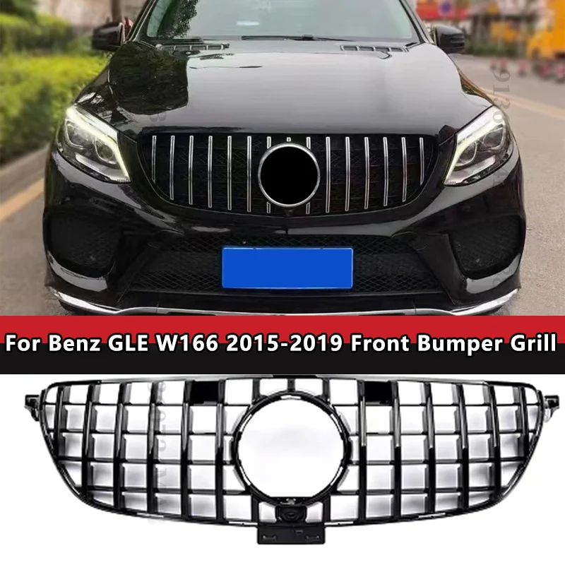 

GT Racing Diamond Style GTR Front Cover Grille Grill Acessories For Mercedes Benz GLE W166 350 500 320 400 300 2015-2019