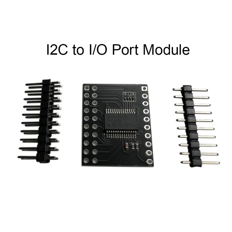 1 Piece MCP23017 Serial Interface Module IIC I2C SPI Bidirectional 16-Bit I/O Expander Black