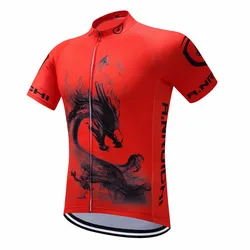 Cycling Jersey 2018 Dragon Pattern Summer Short Riding Bicycle Cycling Clothing Men Sport Jerseys Customized/Wholesale Service