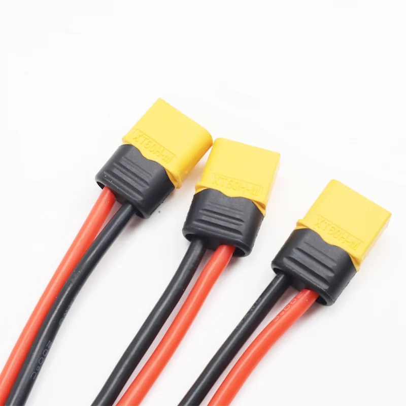 5 قطعة موصل XT60H أنثى ذكر 14AWG 100 مللي متر مع غمد الإسكان كابل توصيل سلك السيليكون DIY بها بنفسك RC يبو بطارية طائرة بدون طيار FPV Expan