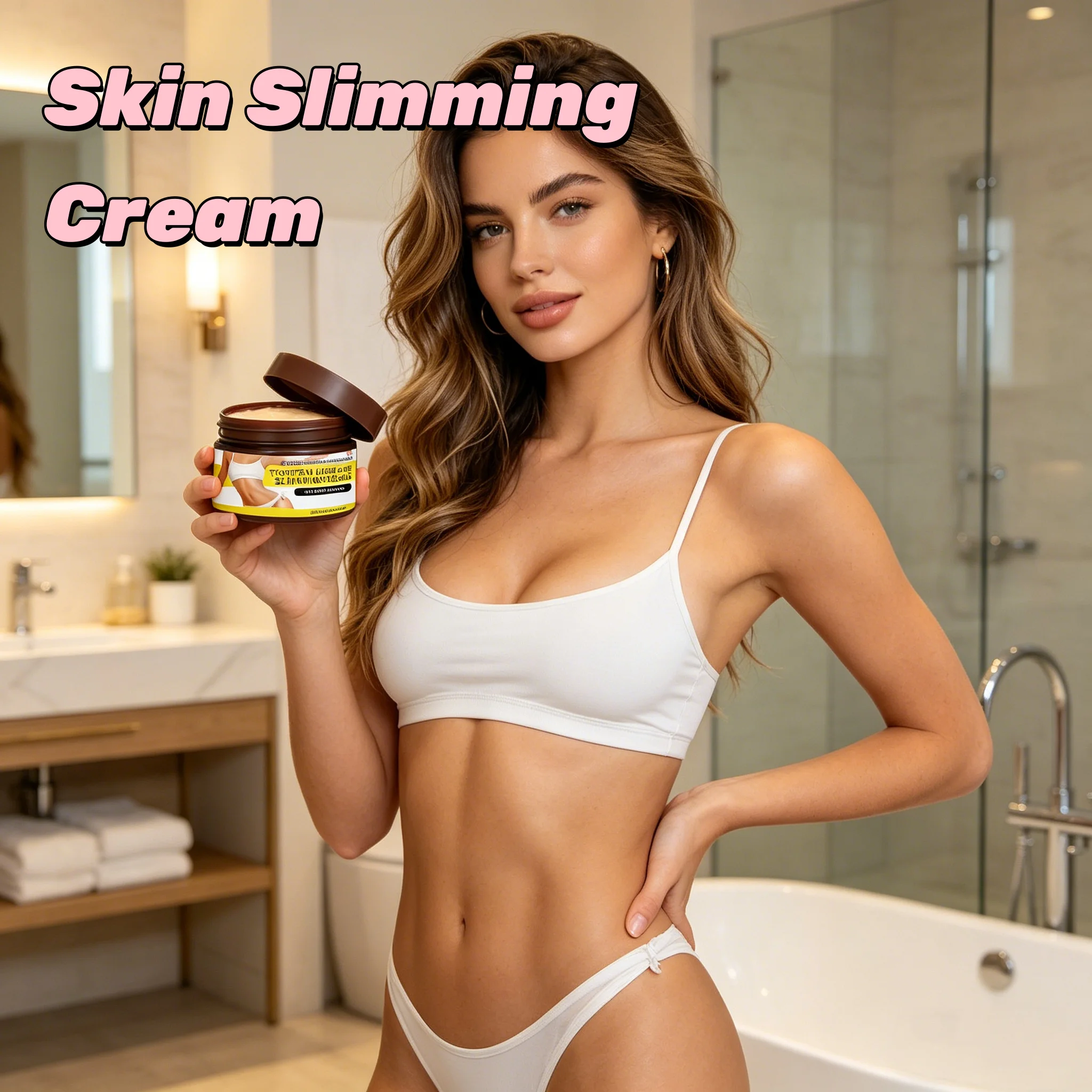 

Skin Slimming Cream Burn Fat Detox Perspiration Firm Skin Massage Rapid Weight Loss Stimulate Metabolism Skin Soothing Cream