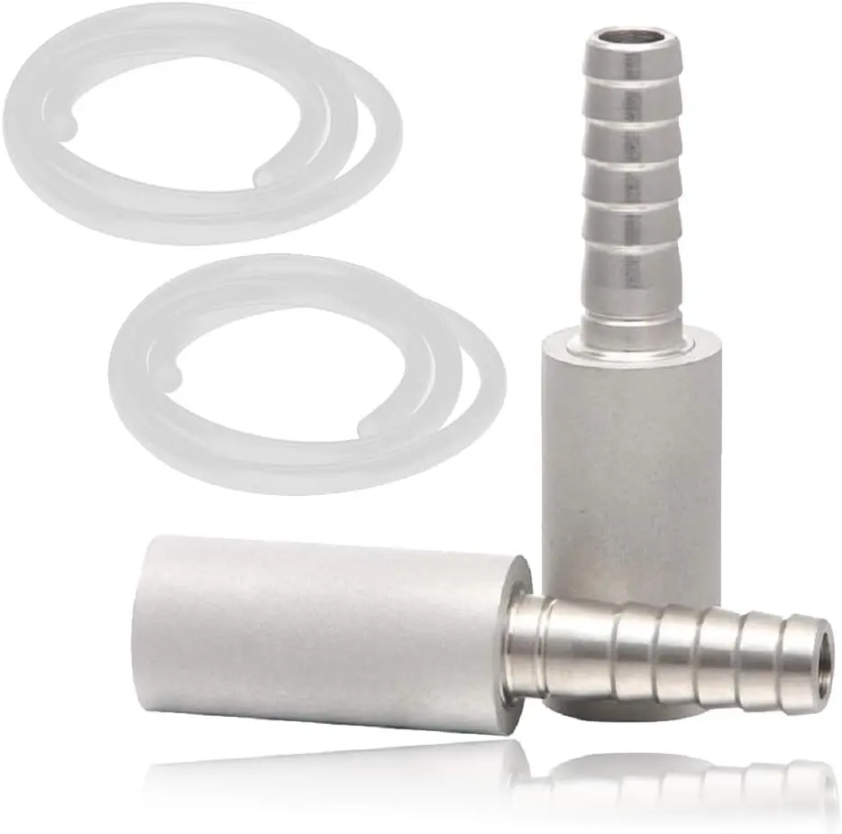 2Pcs Diffusion Stone 0.5 Micron Aeration Stone  with 1/4